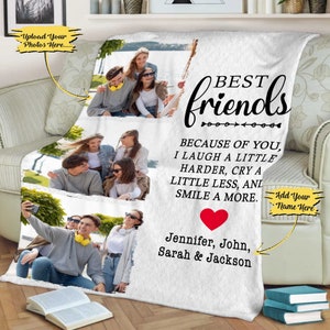 Personalized blankets for best friends hotsell