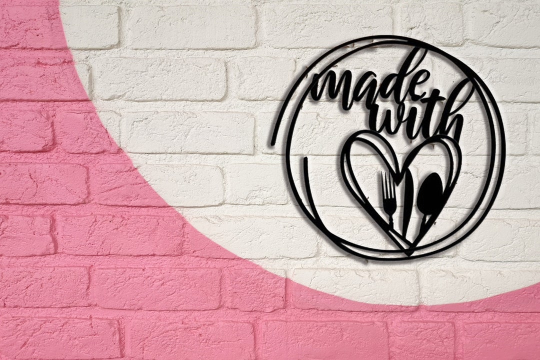 Custom Kitchen Metal Wall Art,made With Kitchen Wall Decor,kitchen Wall Art,metal Kitchen Wall