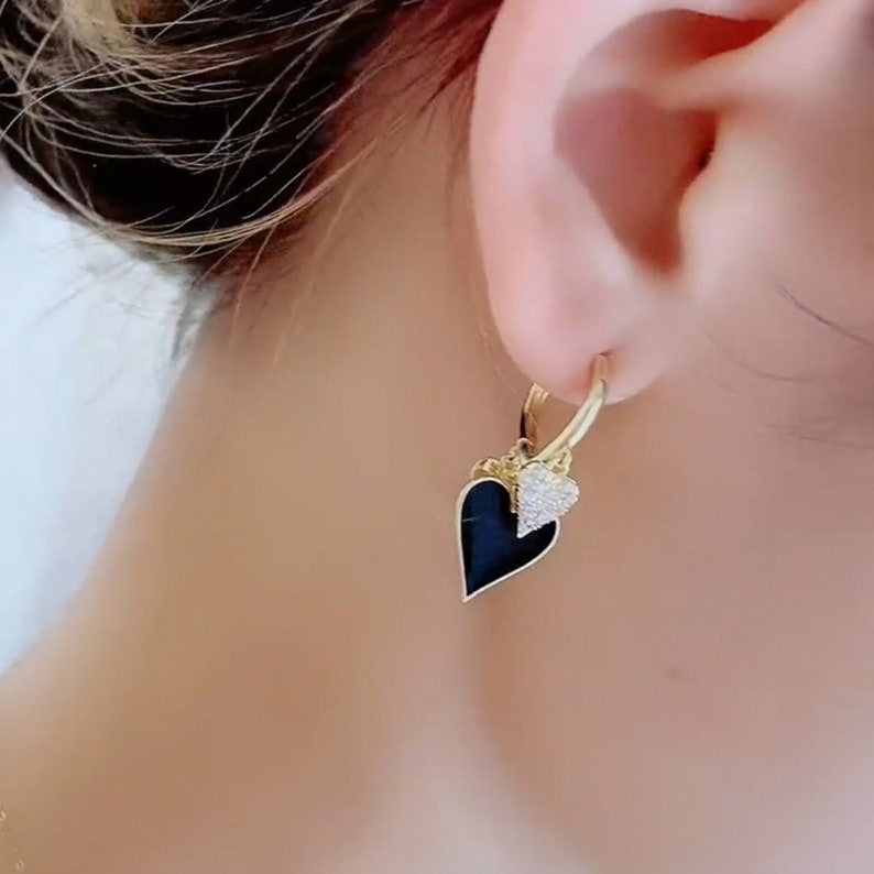 Queen of Spades Earrings for Women Girl Silver Earrings Lovely Earrings