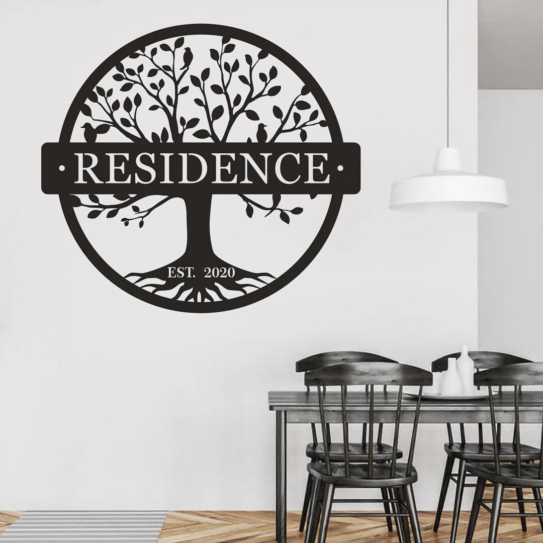 Tree of Life Wall Art Custom Family Tree Sign Couples Gift Housewarming