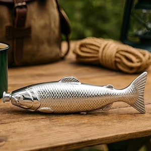 Fiaschetta personalizzata per uomo, fiaschetta regalo per lo sposo, regalo per il testimone dello sposo, fiaschetta portatile per vino da esterno, regalo per fidanzato, regalo per pescatori, fiaschetta per matrimonio