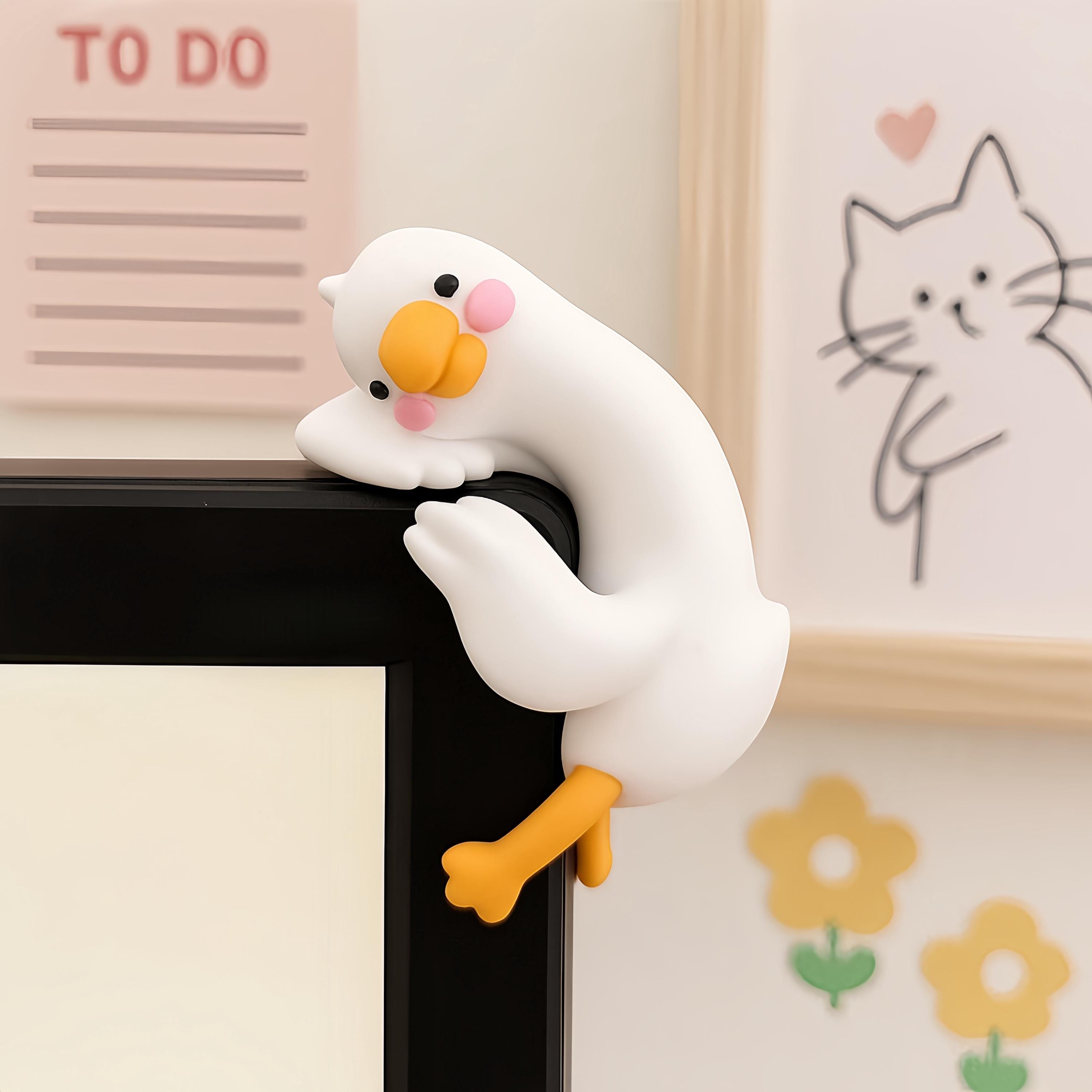 Personalization Computer Monitor Buddy Figurines,duck Desk Toy and ...