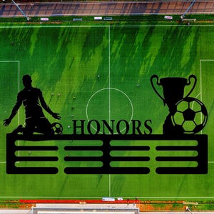 Personalized Soccer Metal Sign,Custom Football Soccer Metal Wall Signs,Soccer Player Hanging Sign Outdoor Porch Welcome,Football Lovers Gift