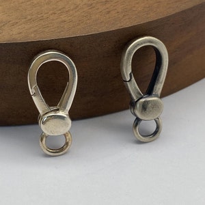 Fermoir en argent 925, fermoir chaîne, fermoir pour collier, fermoir en argent 925