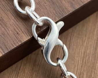 Silver  Clasp,Chain Clasp,8 Clasp,Silve 925 Closure