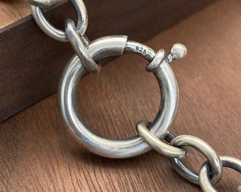 Spring Clasp,Silver Clasp,Chain Clasp,Necklace Clasp,Silve 925 Closure
