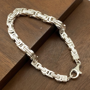 Byzantine Bracelet 925 Sterling Silver5.7mm