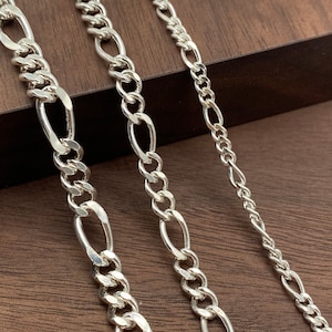Figaro Chain,925 Sterling Silver Chain