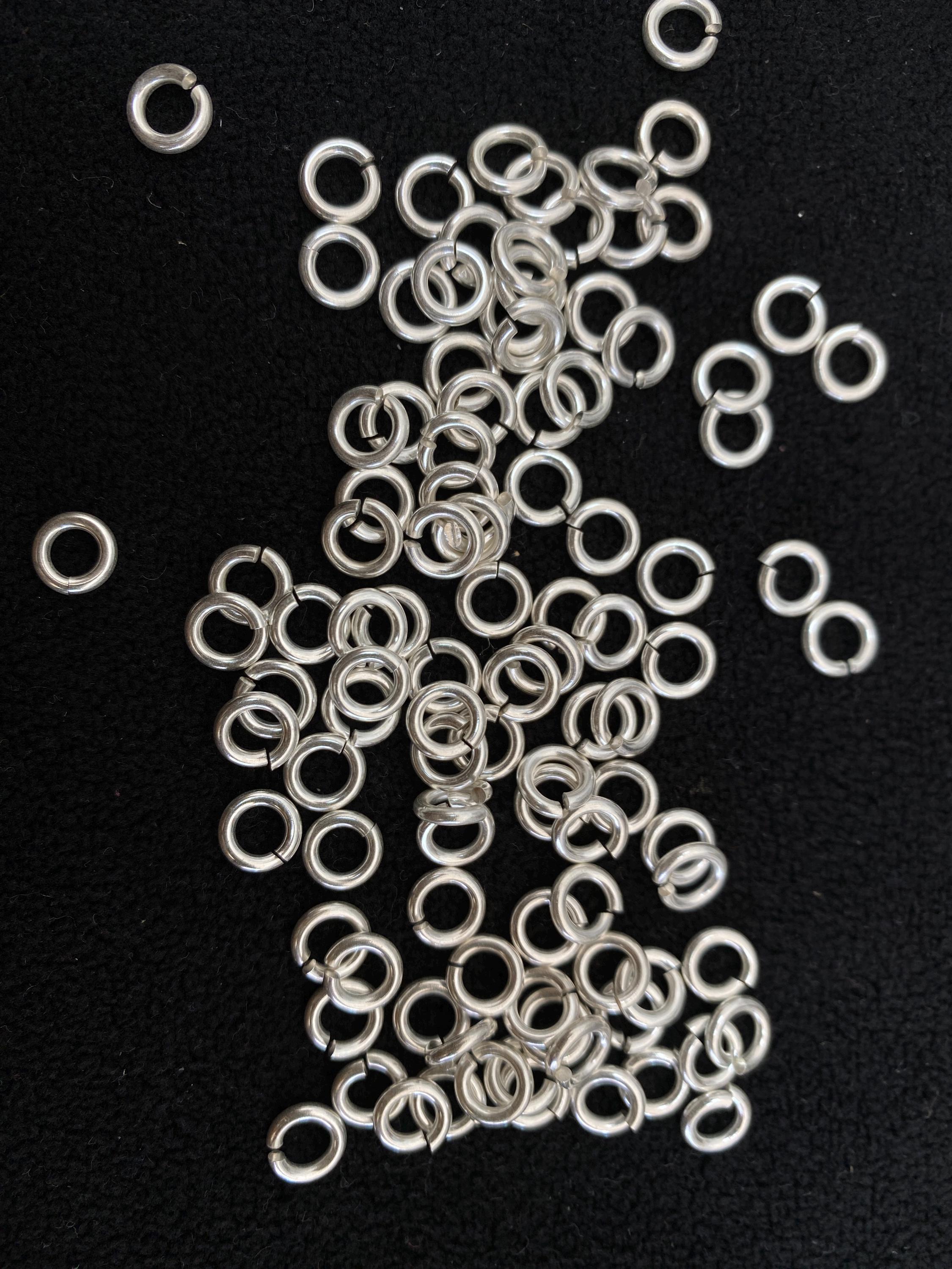 1.5mmx7mm シルバー ジャンプリング 925 シルバー - Etsy 日本