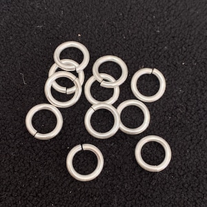 Öppningsringar i 925 sterlingsilver 2 mm x 12 mm: Kedjekopplingar