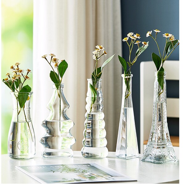 Small Glass Vases Etsy