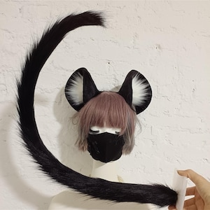 Mouse Ears and Tail Set, Rat Ears and Tail Set, Cosplay Mouse, Cosplay Rat, Kemonomimi, Custom Available