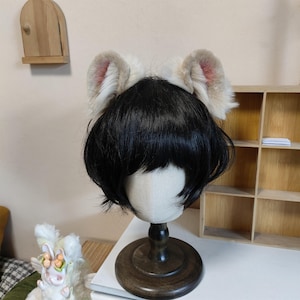Brown Bear Ears Headband/Hairclips, Brown Mouse Ears, Furry, Faux Fur, Cosplay Bear, Cosplay Mouse, Cosplay Bear, Custom Available