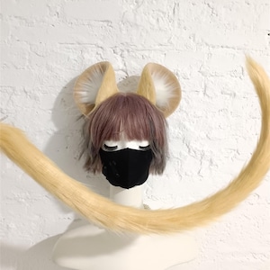 Mouse Ears and Tail Set, Rat Ears and Tail Set, Cosplay Mouse, Cosplay Rat, Kemonomimi, Custom Available