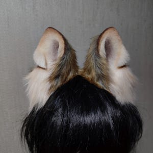 Handmade Wolf Ears Headband/Hairclips, Cosplay Wolf, Kemonomimi, Custom Available