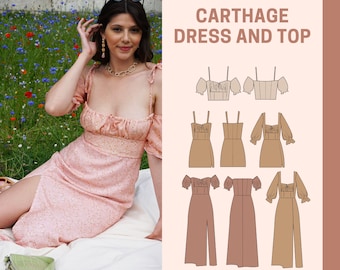 Carthage Milkmaid dress pattern