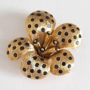 Orena Paris vintage flower brooch