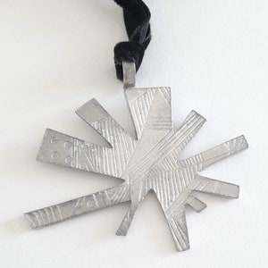 Biche de Bere - Colgante vintage de plata y moderno, regalo para ella/él