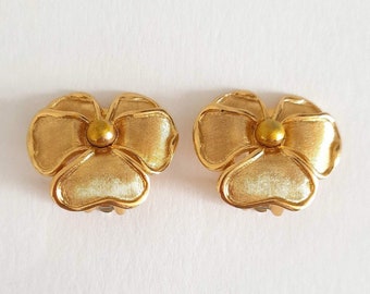 Orena Paris - Vintage flower earrings, gift for her