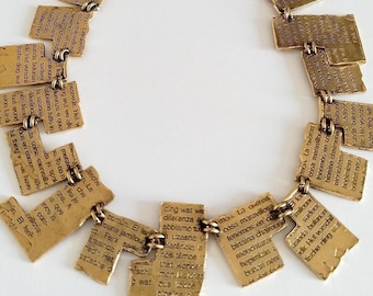 Biche de Bere - Vintage gold necklace