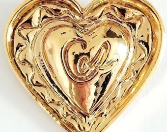 CHRISTIAN LACROIX ヴィンテージ ブローチ ハート Christian Lacroix 希少ヴィンテージブローチ Christian Lacroix
