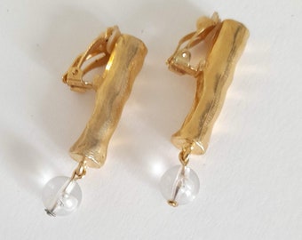 Biche de Bere - Vintage earrings with pearls, gift for her