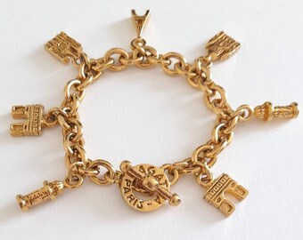 Agatha Paris - Monuments of Paris charm bracelet gift for her