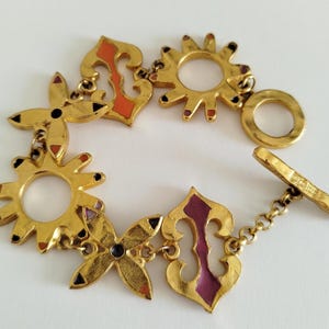 Biche de Bere - Vintage enamel bracelet