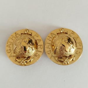 Agatha Paris - Vintage Monogramm Ohrringe