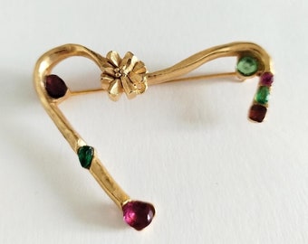 Christian Lacroix-ヴィンテージ ハート ブローチ - Etsy 日本