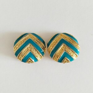 Vintage enamel earrings