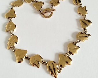 Oslo - Vintage Leaf Necklace