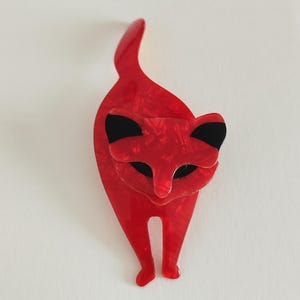 Lea Stein - Vintage Cat Brooch