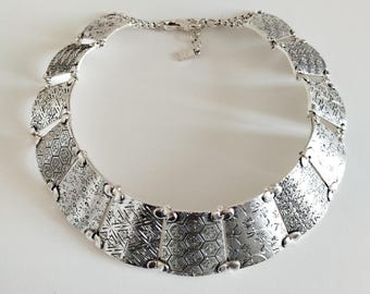 Vintage Silver Tone Resin Flower Bracelet Kenzo - Etsy Israel