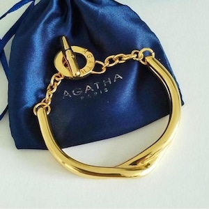 Agatha Paris - Vintage guldarmband/armring