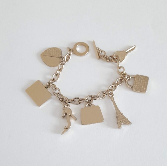 Agatha Paris - vintage golden bracelet with charm… - image 6