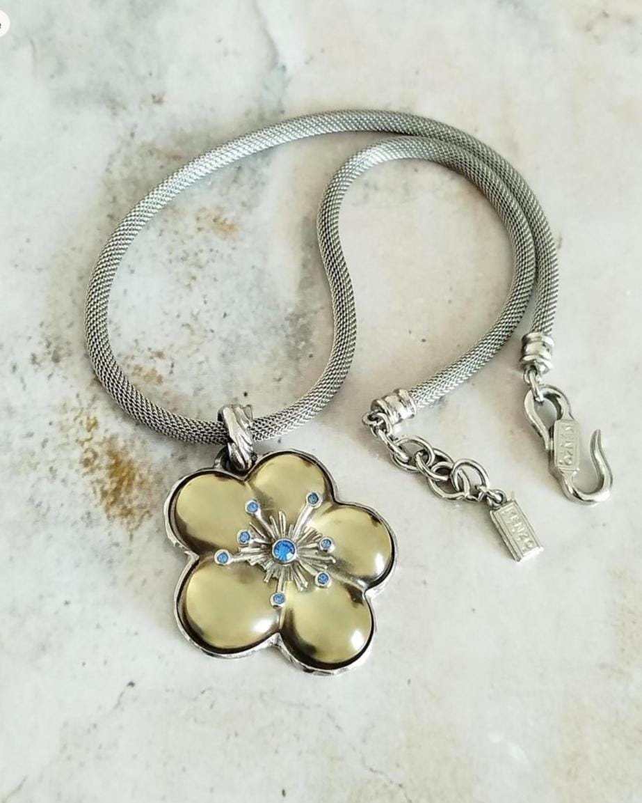 Kenzo Vintage Necklace - Etsy