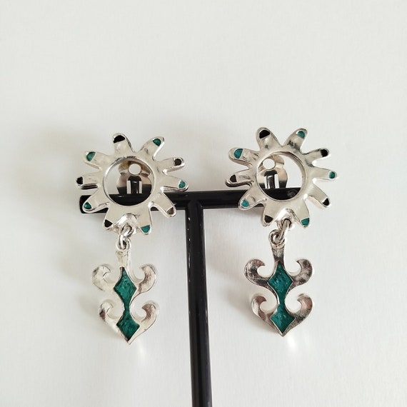 ビッシュ・ド・ベール - ヴィンテージエナメルイヤリング - Etsy 日本