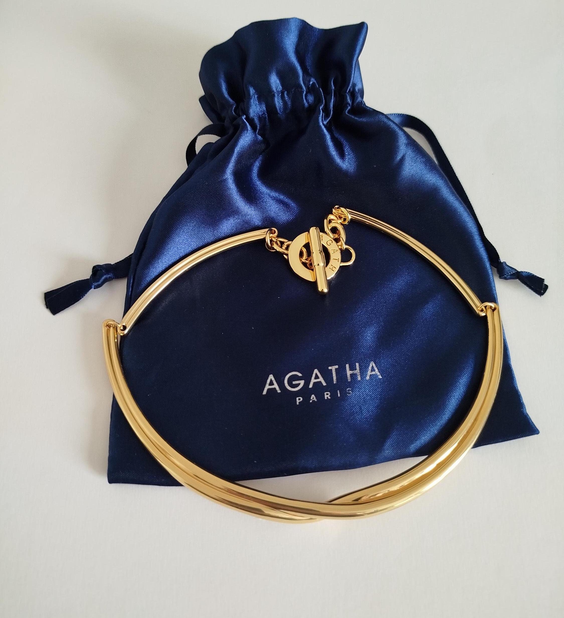 Agatha Paris Vintage Gold Necklace Etsy