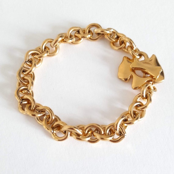 Agatha Paris - Vintage golden necklace and bracel… - image 5