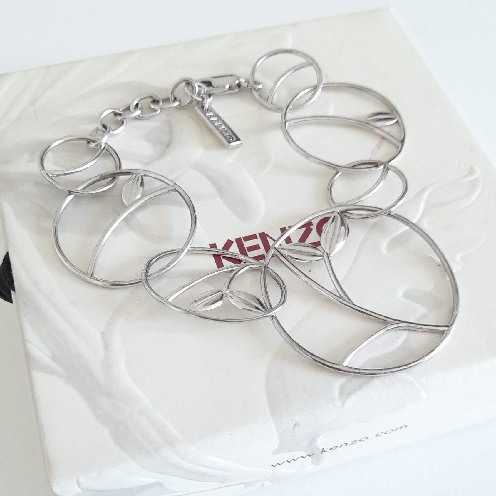 Kenzo - 925 Sterling Silver Flower Bracelet, Gift for Her - Etsy