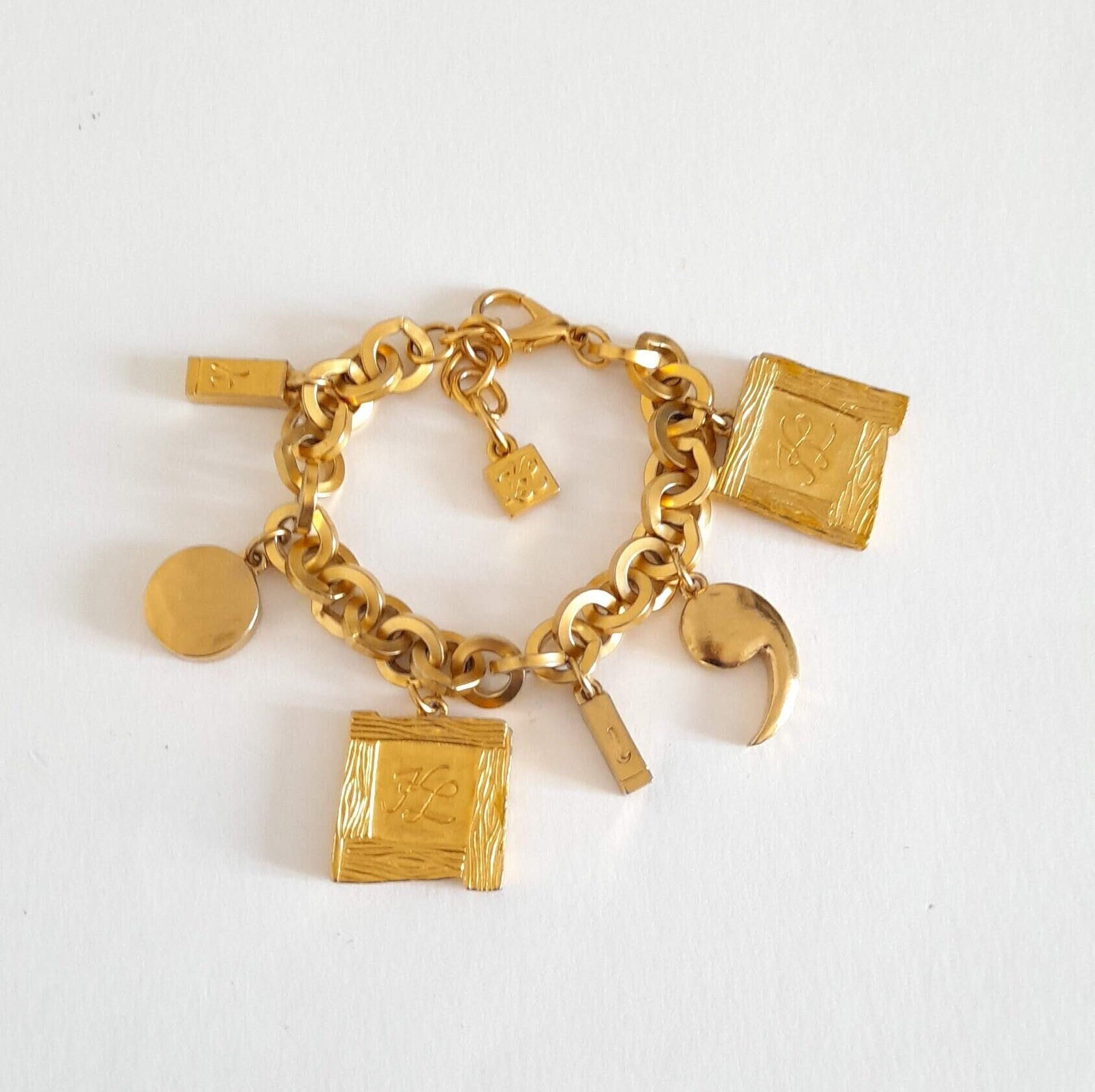 Chanel Vintage Gold Metal Lucky Icons Charm Bracelet, 1980s Available For  Immediate Sale At Sotheby's