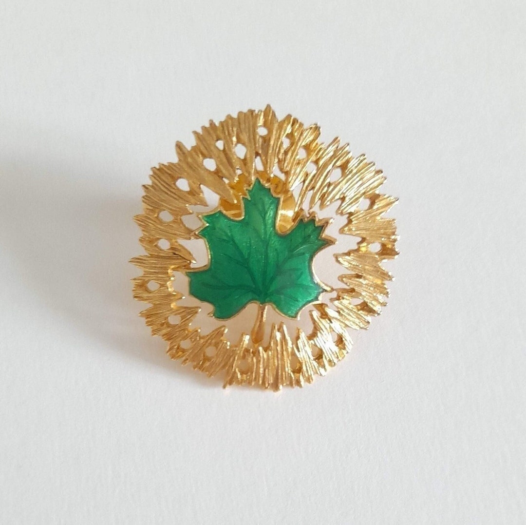 Broche Papillon Vintage En émail Bicolore Orena Paris - Très Bon état