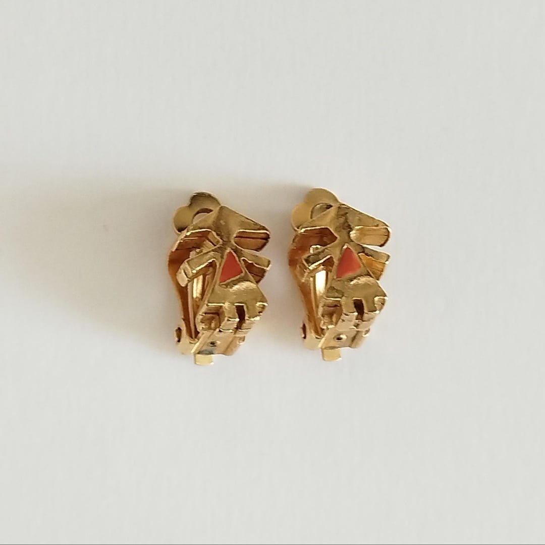 Boucles D'Oreilles Biche De Bere - Étain Argenté - Édition Limitée 48/97 - Clips