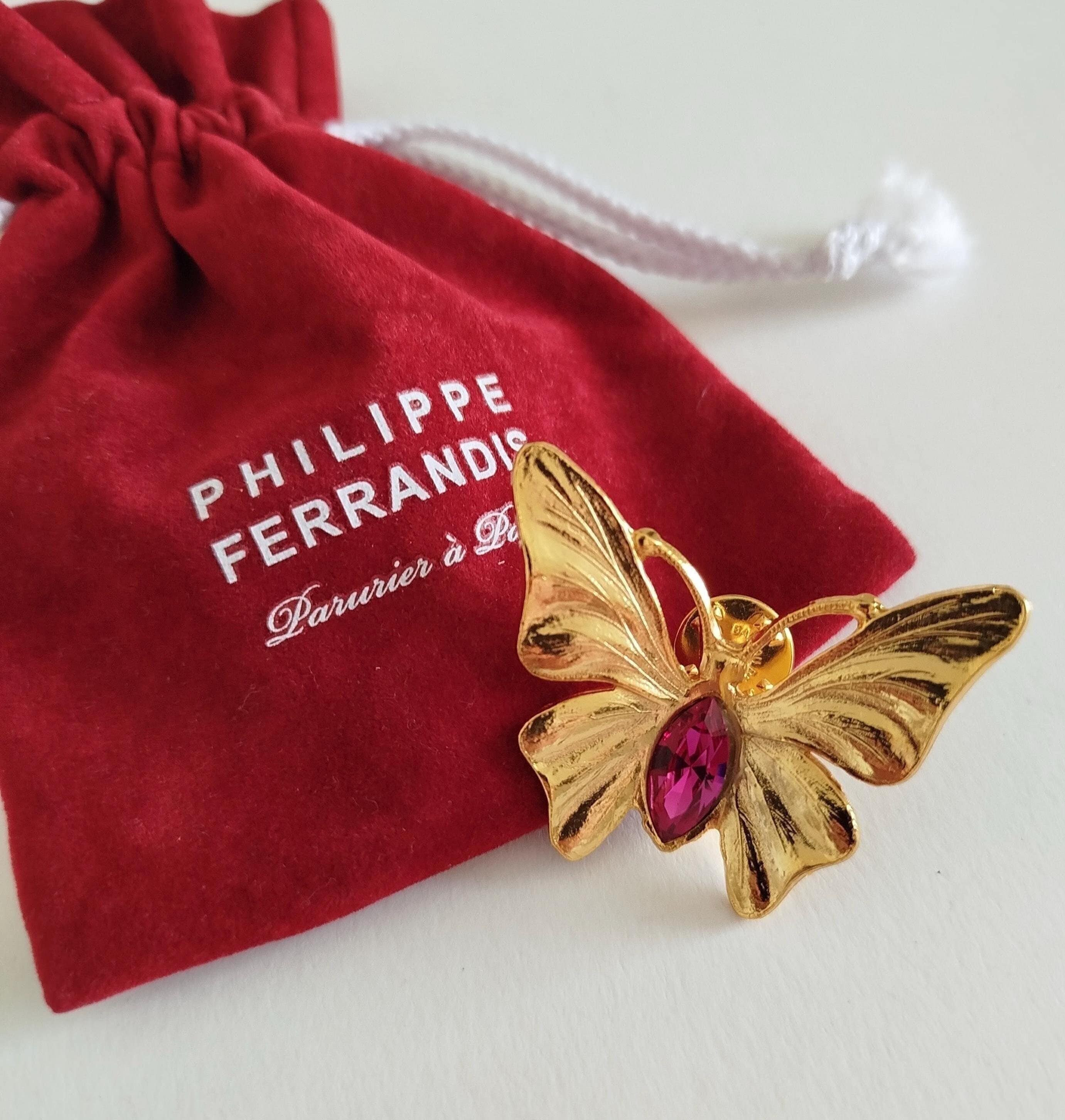 Philippe Ferrandis - Vintage Butterfly Brooch/pin - Etsy Canada