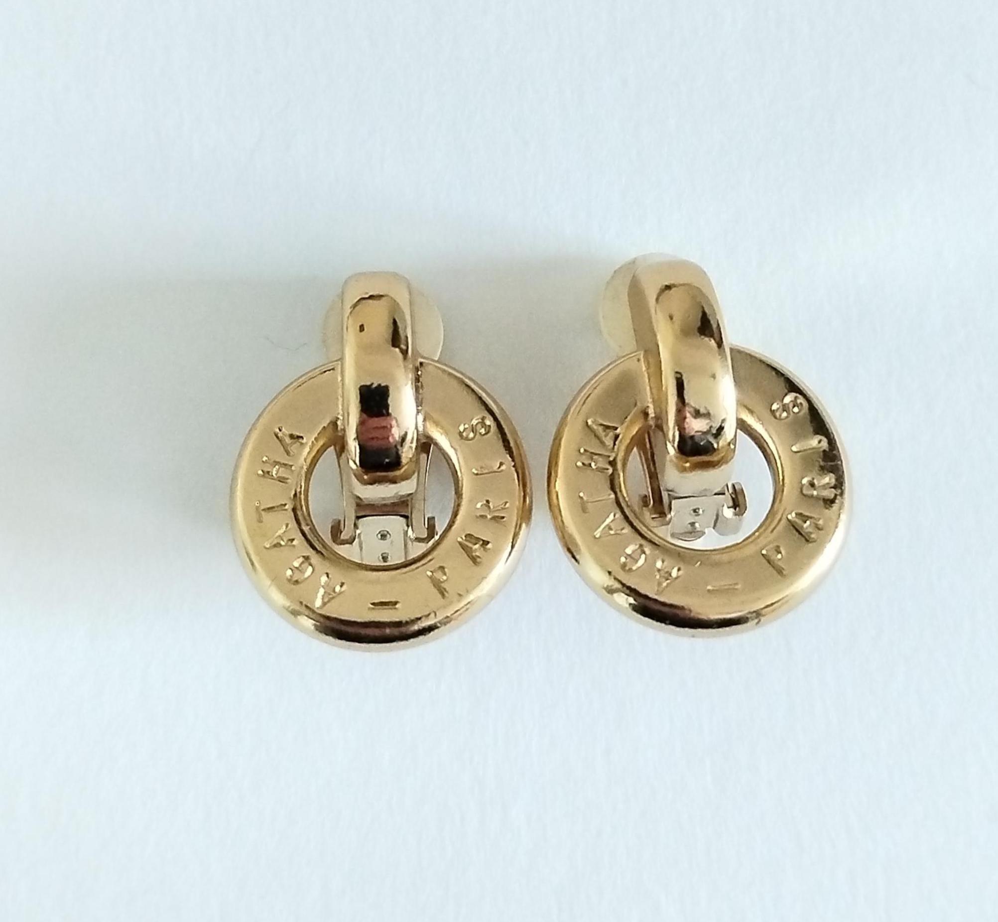 Agatha Paris - Vintage Earrings - Etsy