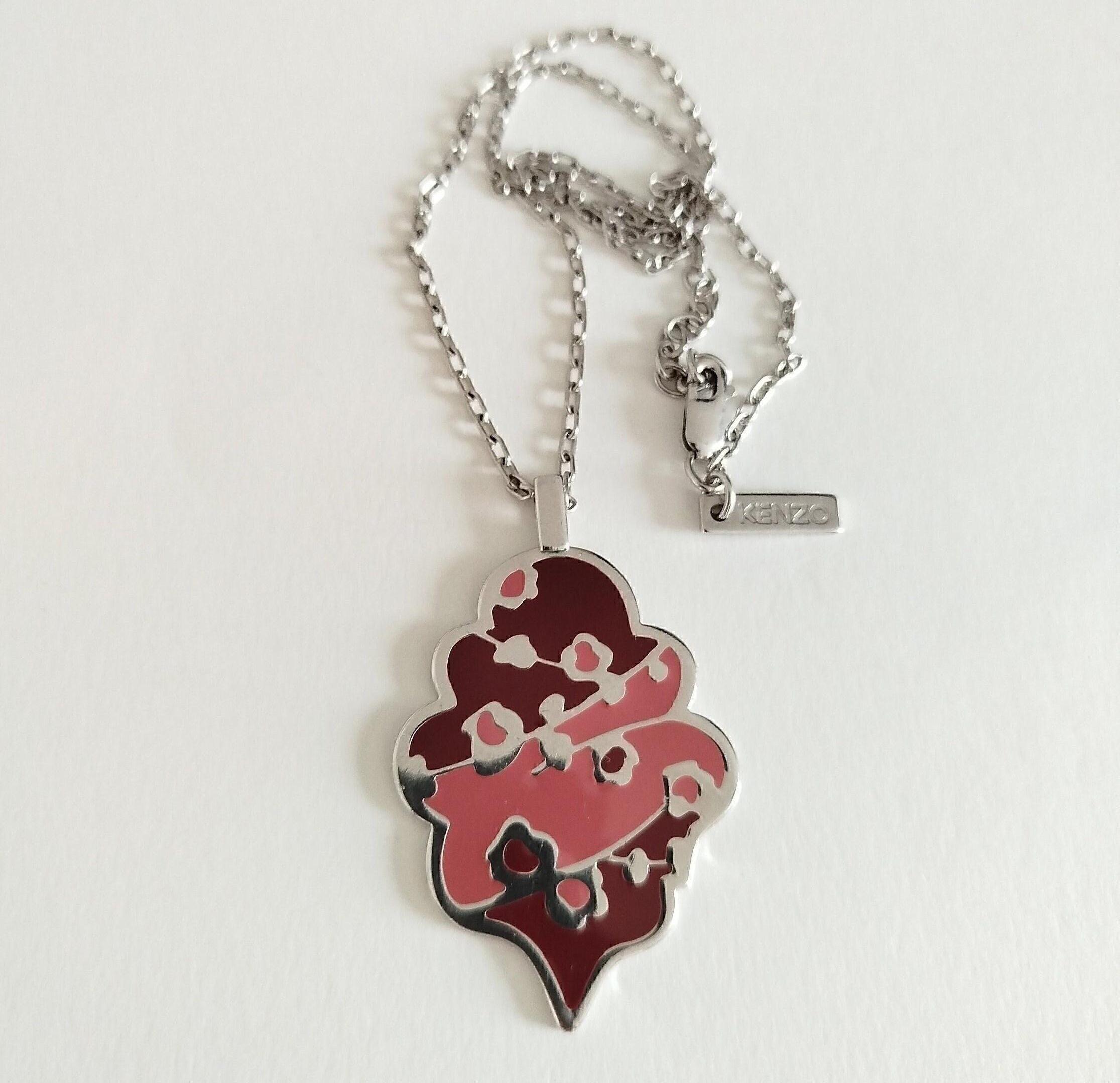 KENZO k18 SILVER925 ネックレス Kenzo - Vintage 925 Sterling Silver Necklace - Etsy