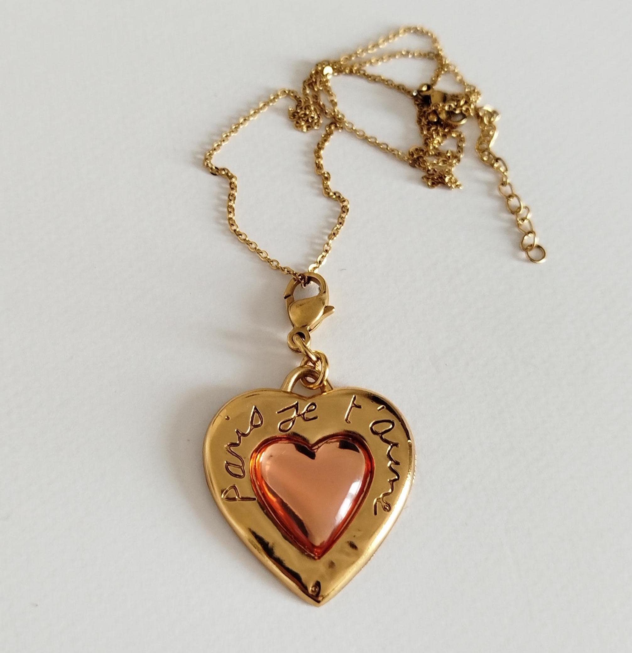 Saint laurent heart necklace - Etsy 日本
