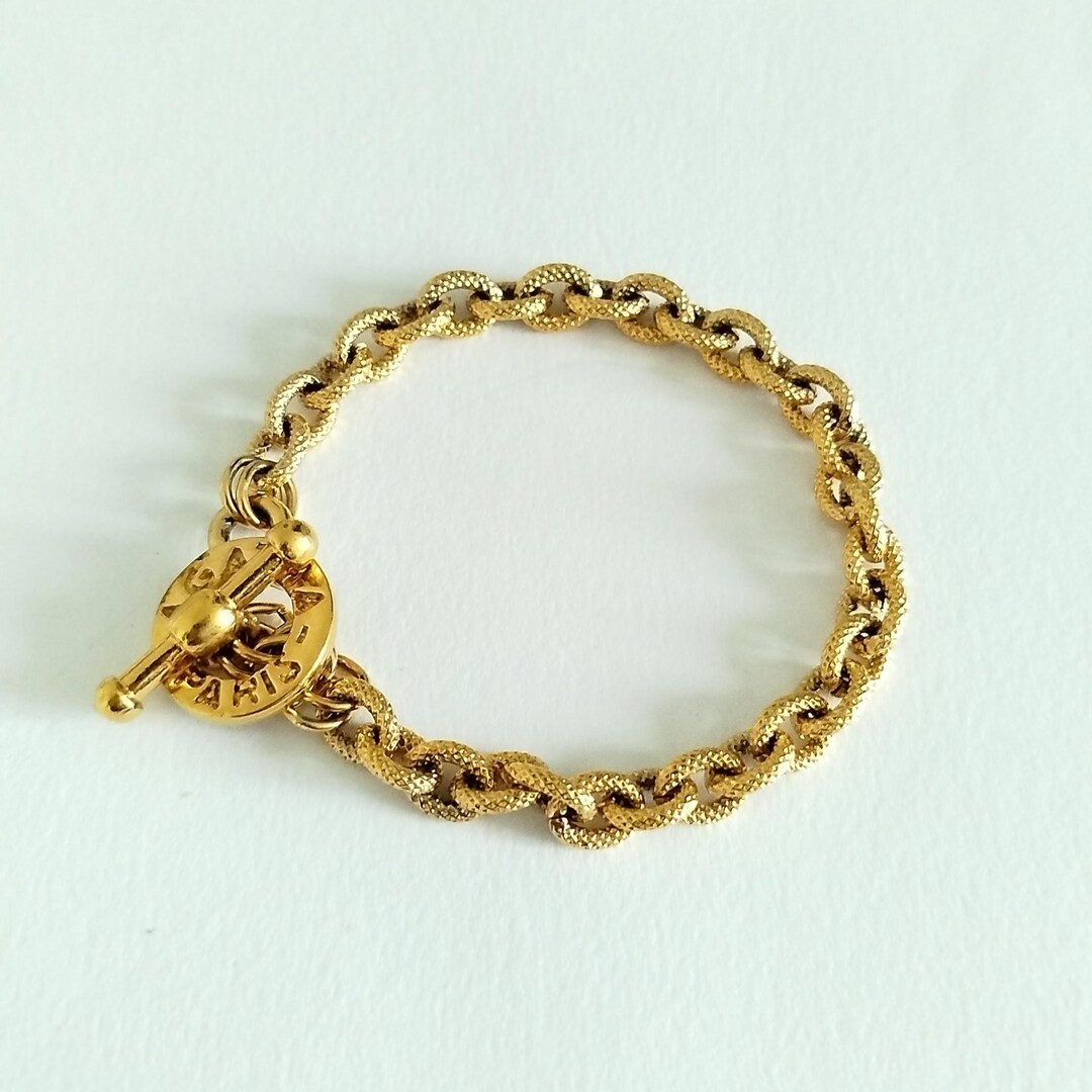 Agatha Paris - Vintage Gold Bracelet - Etsy