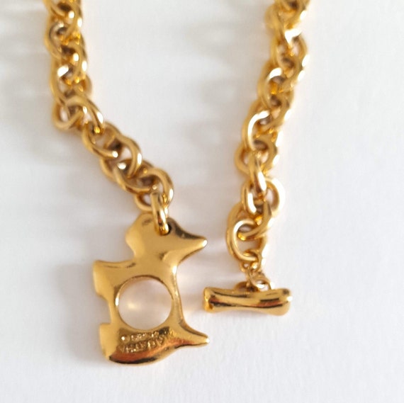 Agatha Paris - Vintage golden necklace and bracel… - image 7